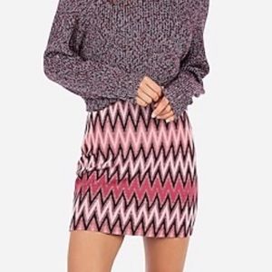 NWT Express Chevron Skirt